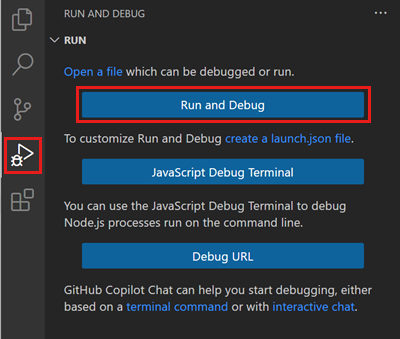 Debug start